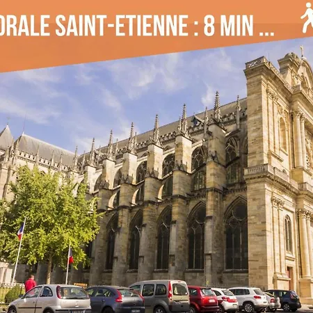 Promenade D'Automne - Netflix & Wifi - Climatisation- Parking Gratuit - Check-In 24H24 - Emplacement Velos - Goodmarning Châlons-en-Champagne Buitenkant foto