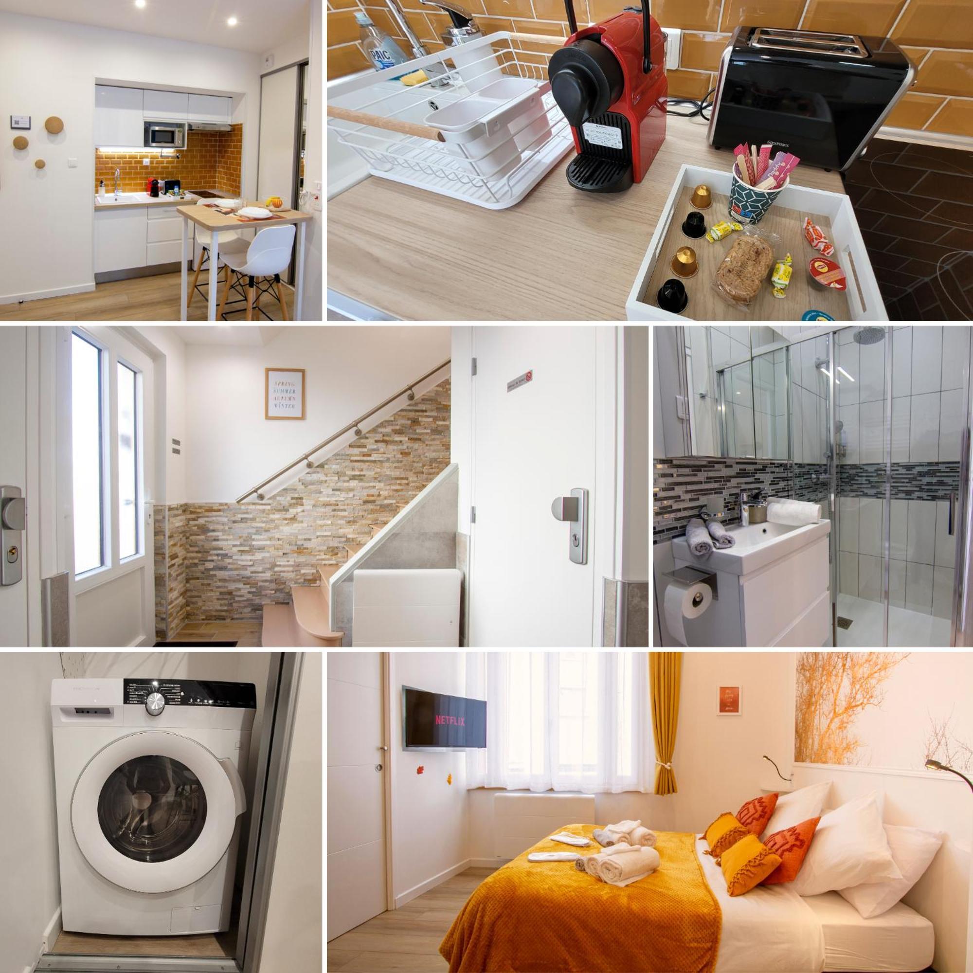 Promenade D'automne - Netflix & Wifi - Climatisation- Parking Gratuit - Check-in 24h24 - Emplacement Velos - Goodmarning Appartement